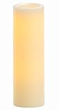 Candle Impressions 4 " x 12 " TraditionalワックスピラーW / 5-hourタイマー、クリーム