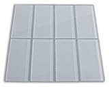 Oceanガラス地下鉄タイル3 " x 6 " (ボックスof 10平方フィート