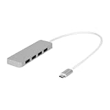 オウルテック USB-C ハブ Type-C ハブ 4-in-1 Type-A 4ポート搭載 USB3.2 Gen1 5Gbps ノイズ対策済み 5Gbps 高速データ転送 シルバー OWL-UCHU3A4-SI