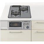 Panasonic ガスコンロ W450 ホーロートップ 片面焼 2口コンロ シルバー キッチン用 商品