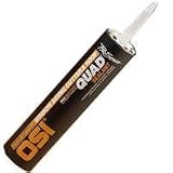 OSI 24011-000-4 Pro-Series Quad Caulk, 10.2 oz Cartridge, Clear (Pack of 12) [並行輸入品]