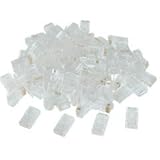 Dealsjungle Cat5e RJ45 Crimp Connectors for Solid and Stranded Cable, 8P8C, 100 Pieces [並行輸入品]