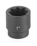 Grey Pneumatic 2524S 0.5 in. Drive X 0.75 in. Standard - 8 Point