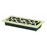 Accord AMFRPBV410 Floor Register with Victorian Design, 4-Inch x 10-Inch(Duct Opening Measurements),