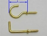 FJK 真鍮洋とう吊（？型）(L)12mm(6本入)