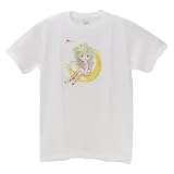 水森亜土 Tシャツ ツキ ホワイト Mサイズ