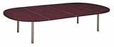 コクヨ　会議用テーブル　WT-10・20シリーズ　会議用テーブル　メラミン天板　長円型　構成4枚　脚4本　幅3215×奥行き1800×高さ670mm カラー:R（ローズウッド）