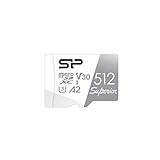 シリコンパワー microSD 512GB【Nintendo Switch 動作確認済】4K対応 UHS-I U3 V30 A2 規格 Ul