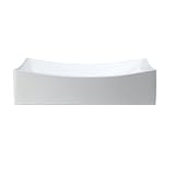 Decolav 1446-CWH Classically Redefined Rectangle Above Counter Lavatory Sink, White by Decolav