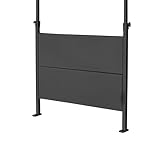 ニトリ(NITORI) マグネットがくっつく つっぱりキッチンパネル 幅62cm BH640 ブラック 8988087