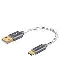 USB-C A変換， CableCreation USB Type CケーブルタイプC充電ケーブル Type C（USB-C）to USB Aケーブル 高耐久編組デザイン【56Kレジスタ実装】 Nexus 5X / 6P / OnePlus 2 / 新MacBook 12インチなど対応 グレー 3m