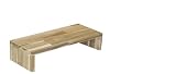 WOODPRO アカシア モニター台 デスクシェルフ 幅45cm 高さ15cm 奥行18cm 無塗装 完成品 木製 モニタースタンド 卓上 パソコン台 ディスプレイ台 机上台 コの字ラック 受注生産