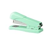 PURZEN ホッチキス スクールホッチキス オフィスホッチキス 25枚容量 1000ステープルとステープルリムーバーを含む,グリーン,1 