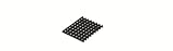 大和プラスチック 角型鉢底 小(50個入) 40×35 コゲチャ