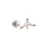 アルインコ:アルインコ 単管用パイプジョイント 中間コーナーK継ぎ HKM3K 型式:HKM3K