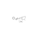 【キャンセル不可】DM52925 R0.2 交換用こて先[EA304HE用]