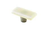 Windborne Studios Iridescent Rectangle Knob Vanilla Silver [並行輸入品]