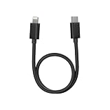FIIO LT-LT3 USB Type C - Lightningケーブル 0.2フィート ロスレス対応 iOS/ヘッドホンアンプ用