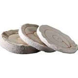 Dico 527-41-4 Cushion Sewn 4-Inch Diameter 3/4-Inch Thick Buffing Wheel by Dico