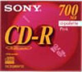 ソニー CD-R 700MBピンク [CDQ80EP]