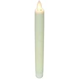 Boston Warehouse Mystique Flameless Taper Candle, 8-Inch, Ivory by Boston Warehouse