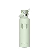 Super Sparrow 水筒 真空断熱ボトル - 750ml - 標準口ウォーターボトル - BPAフリー 漏れ防止 - エルゴノミックデザインのストロー付き水筒、仕事・ジム・旅行・スポーツ・アウトドアに最適