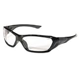 ** ForceFlex Safety Glasses, Black Frame, Clear Lens ** by Crews