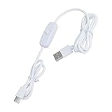 prendre 120cm USB Type-A to Type-C ケーブル スイッチ付き ホワイト