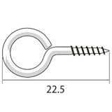 福井金属工芸 丸ヒートン 22.5mm 6900-C