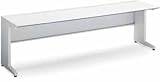 コクヨ　iSデスクシステム　スタンダードテーブル　幅1600×奥行き750mm　引き出しなし 天板色:PAW(ホワイト)