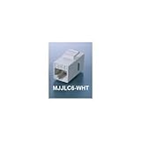 ヘラマンタイトン　LAN配線部材　中継アダプタJJ　Cat6　MJJLC6-WHT　MJJLC6-WHT