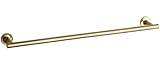 KOHLER K-14436-BGD Purist 24-Inch Single Towel Bar, Vibrant Moderne Brushed Gold [並行輸入品]