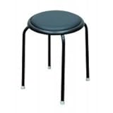 サークルチェアC-11ホワイト/ブラック