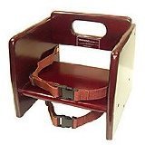 Winco CHB-703 Wooden Booster Seat, Mahogony by Winco