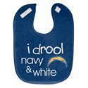 NFL Football Full Color Mesh Baby Bibs ( I Drool San Diego Chargers )
