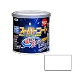 アサヒペン　水性スーパーコート　0.7L　ツヤ消し白