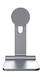 【MagEasy】 iPhone14 / iPhone13 / iPhone12 / iPad /iPad Pro /iPad Air 他 各種 スマートフォン タブレット 対応 スタンド マグネットリング 付き マグネット 式 アルミニウム 使用 強力 マグネットスタンド 滑り止め / ケーブル収納 付 シンプル おしゃれ アルミスタンド [ アイフォン14 iPadPro アイパッド アイパッドプロ アイパッドエアー5 アイパッドエアー4 アイパッドエアー タブレット各種 対応 ] FLIPMOUNT スペースグレー