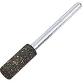 TRUSCO ゴム軸付砥石(軸径3mm) #120 緑 外径8×長さ20mm 1パック(10本)