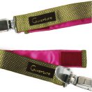 クウベルチュール bonbon ブランケットホルダー モスグリーン×ローズピンク