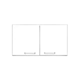 関家具 インテリア 収納 食器棚 70上置 クリスタルIII 121018 【代引き不可】