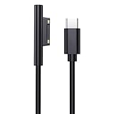 for Surface 充電ケーブル 急速充電 USB-C to Surface 充電ケーブル PD対応 for サーフェス 充電用 【45W/15V以上のPD充電器が必要】 Type-C For Surface Pro7/Pro 6/Pro 5/Pro 4/Pro 3/Surface Go/Surface Book/Surface Laptop等対応 (0.3M)
