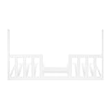 Child Craft London Toddler Guard Rail for London Euro Stationary Crib, Matte White (Discontinued by 