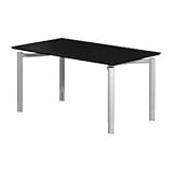 Garage パソコンデスク テーブル fantoni ME 高さ調節タイプ 53-1S54 幅140cm 奥行き80cm 高さ調節62～82cm ブラック