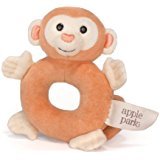 Apple Park Teething Rattle, Monkey