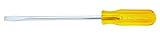 Xcelite R388 Vanadium Steel Slotted Round Blade Screwdriver, 3/8" Head, 8" Blade Length, 12-1/2" Ove