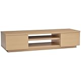 タマリビング(Tamaliving) ローボード ヒデット ナチュラル 幅120cm テレビボード テレビ台 TVボード TV台 木製 [32～50インチ推奨] [完成品] 50005365