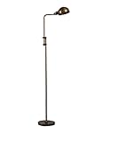 フロアランプ、シンプルな縦型テーブルランプアメリカンビレッジベッドルームリビングルームフロアランプブロンズ45×145cm