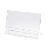 ジャストコーポレーション 【100個入り】J-101 カレンダーケース 卓上カレンダー 卓上スタンド トレーディングカード トレカ ディスプレイスタンド フォトスタンド 写真立て プラスチック製