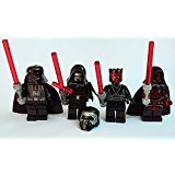 SaleアクションフィギュアRen、Revan、Vader、Maulミニブロックカスタム印刷建物ブロックおもちゃ4pcs