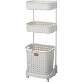 JEJ ランドリーボックス レクエア 3段バスケット